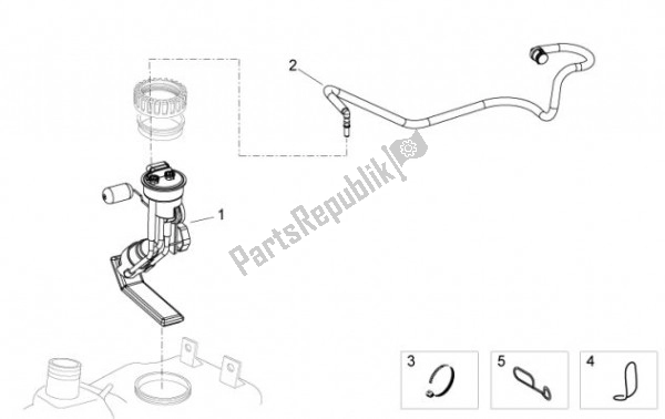 Toutes les pièces pour le Benzinepomp du Aprilia Atlantic 67 300 2010 - 2011