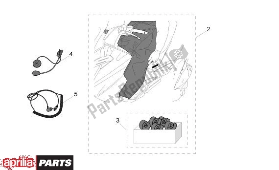 All parts for the Algemeen of the Aprilia Atlantic 680 500 2001 - 2004