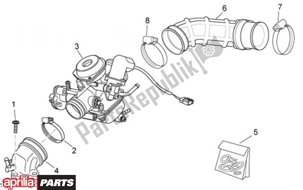 Toutes les pièces pour le Carburateur du Aprilia Atlantic EU3 68 125 2010 - 2011