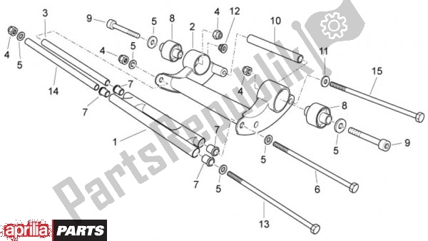 Todas as partes de Drijfstangetje do Aprilia Atlantic EU3 68 125 2010 - 2011