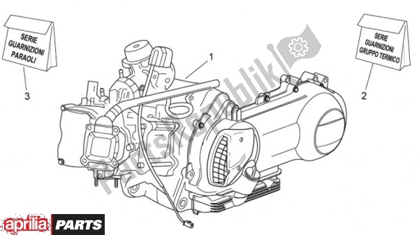 Todas las partes para Motor de Aprilia Atlantic EU3 68 125 2010 - 2011