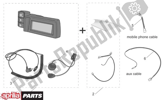 Todas as partes de Algemeen do Aprilia Atlantic Sprint 400-500 682 2005 - 2007