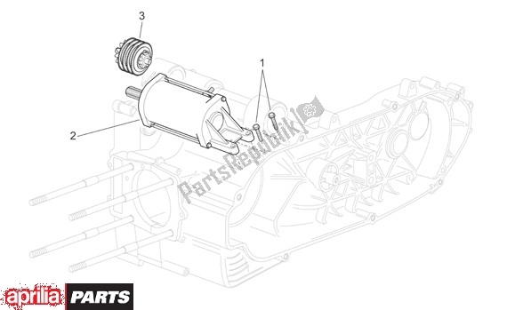 Todas las partes para Motor De Arranque de Aprilia Atlantic Sprint 400-500 682 2005 - 2007