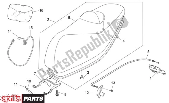 Todas las partes para Zit de Aprilia Atlantic Sprint 400-500 682 2005 - 2007