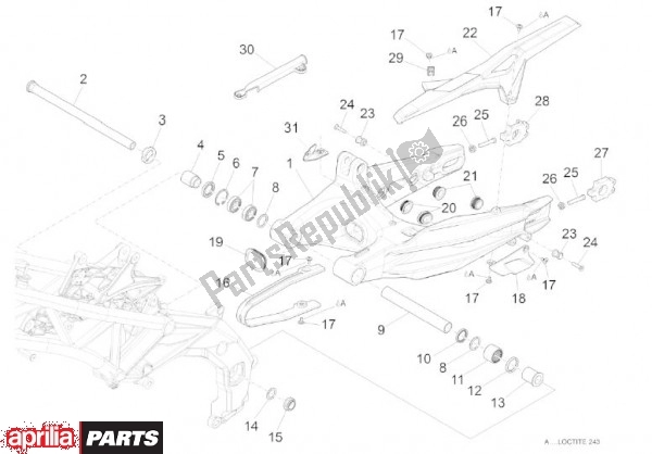 All parts for the Swing of the Aprilia Capo Nord 89 1200 2013