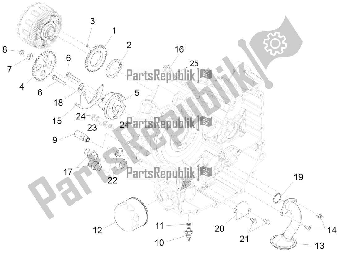 Todas las partes para Bomba De Aceite de Aprilia Caponord 1200 Rally USA 2017