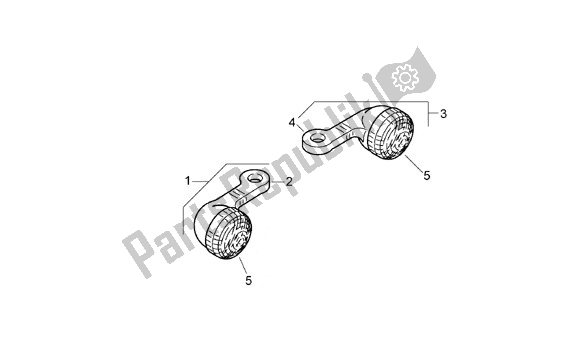 Tutte le parti per il Luce Lampeggiante del Aprilia Classic 608 50 1992 - 1999