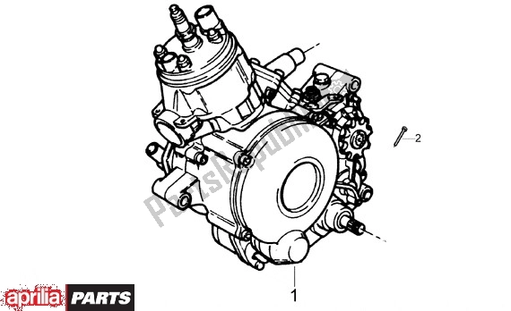 All parts for the Engine I of the Aprilia Classic 608 50 1992 - 1999