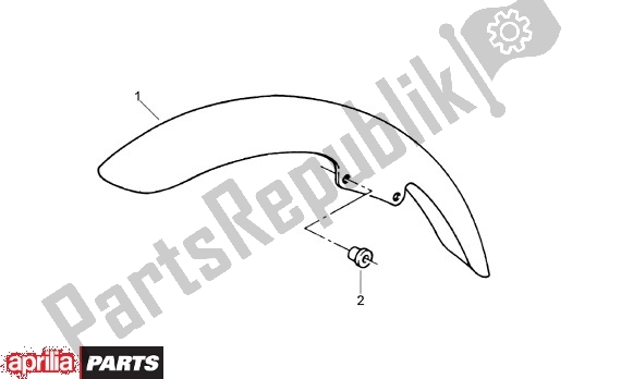All parts for the Fender of the Aprilia Classic 608 50 1992 - 1999