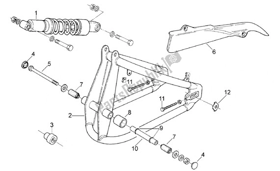 Tutte le parti per il Swing del Aprilia Classic 608 50 1992 - 1999