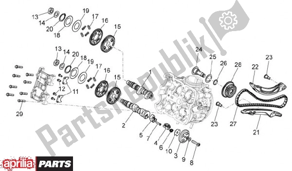 Todas as partes de Nokkenas Voor do Aprilia Dorsoduro 69 1200 2010