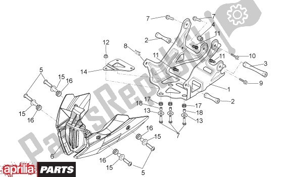 All parts for the Houder Abs of the Aprilia Dorsoduro 40 750 2008 - 2011