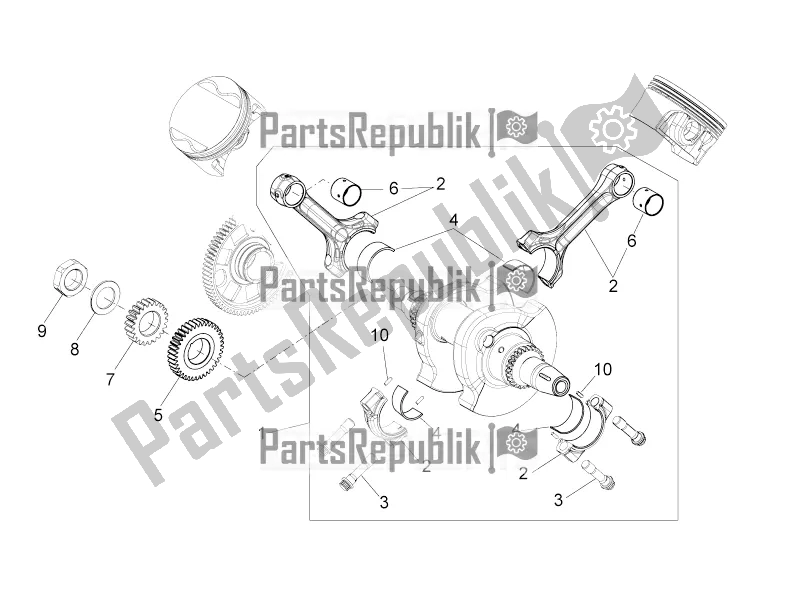 Toutes les pièces pour le Arbre De Transmission du Aprilia Dorsoduro 750 2016