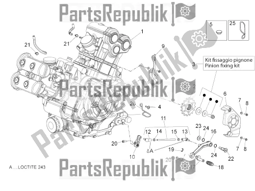 Toutes les pièces pour le Moteur du Aprilia Dorsoduro 750 ABS 2016