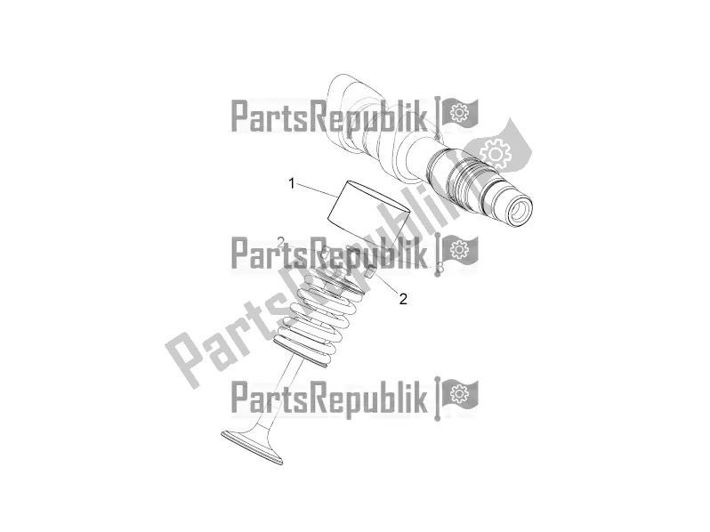 Alle onderdelen voor de Kleppen Pads van de Aprilia Dorsoduro 750 ABS 2016