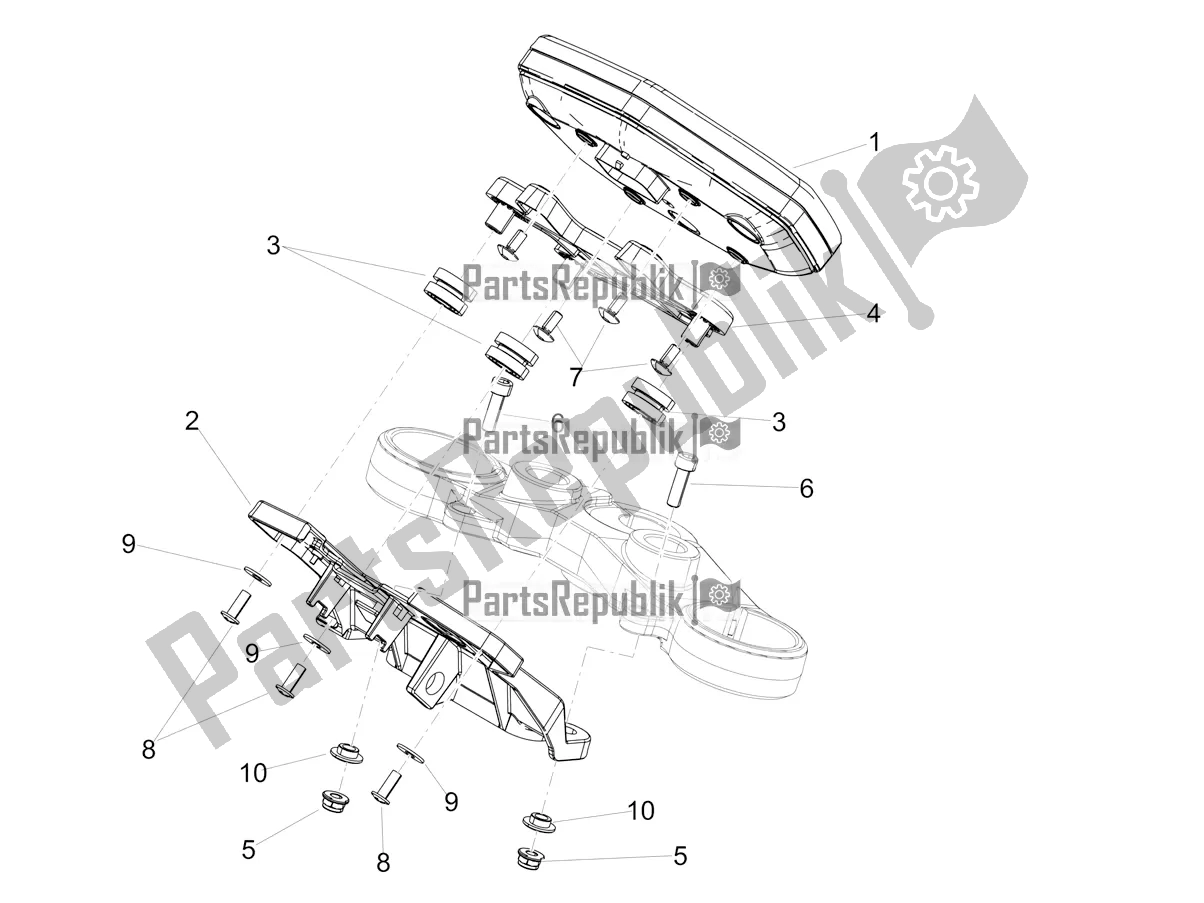 Toutes les pièces pour le Instruments du Aprilia Dorsoduro 900 ABS 2017