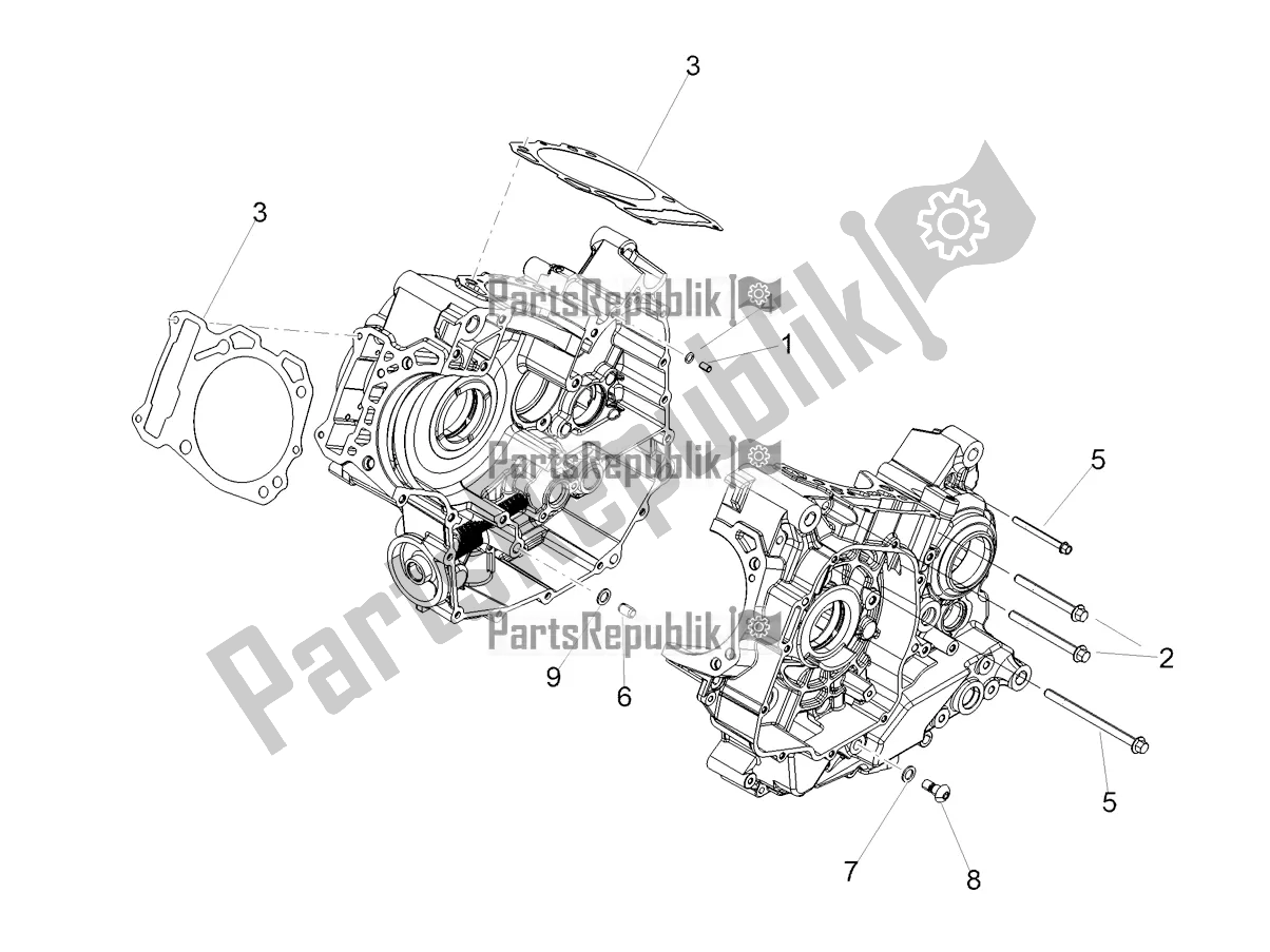 Toutes les pièces pour le Carters I du Aprilia Dorsoduro 900 ABS Apac 2018