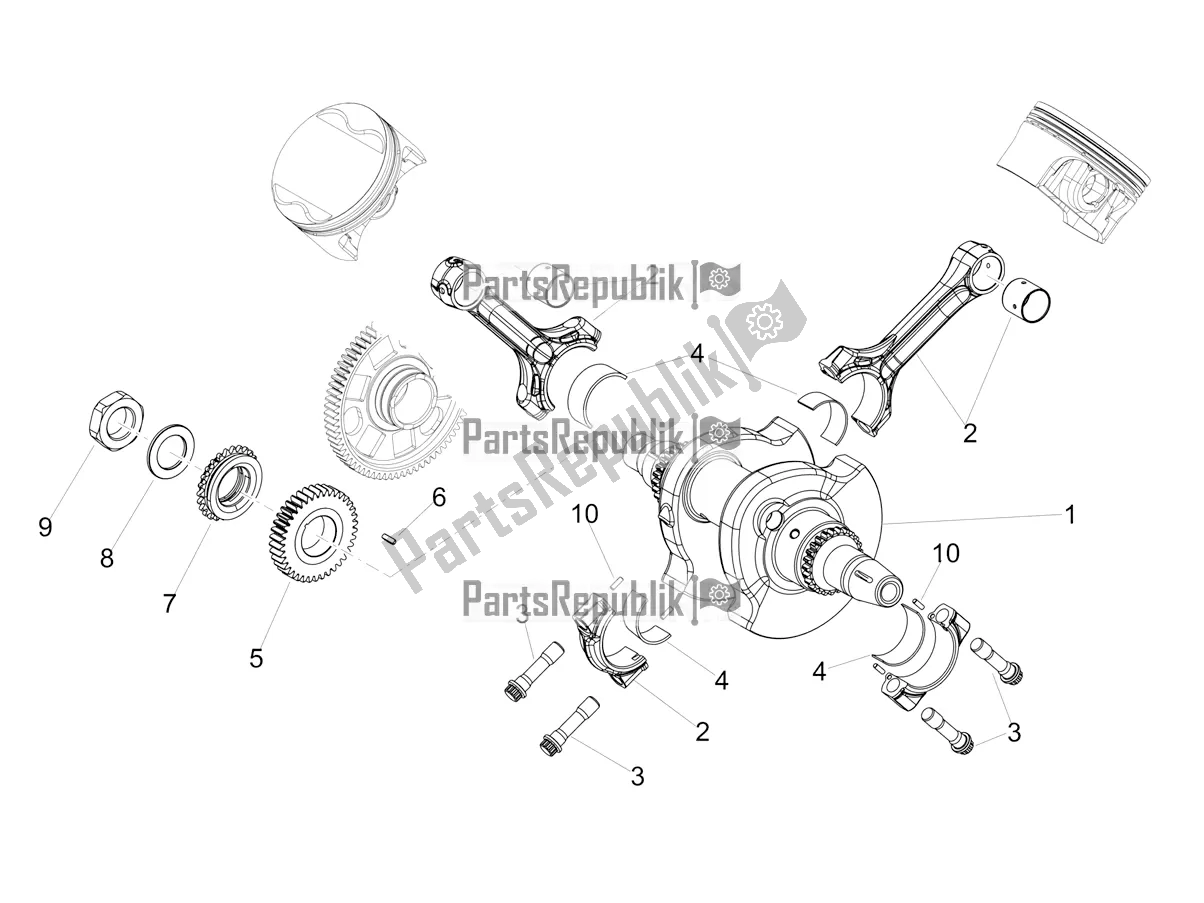 Tutte le parti per il Albero Di Trasmissione del Aprilia Dorsoduro 900 ABS Apac 2018