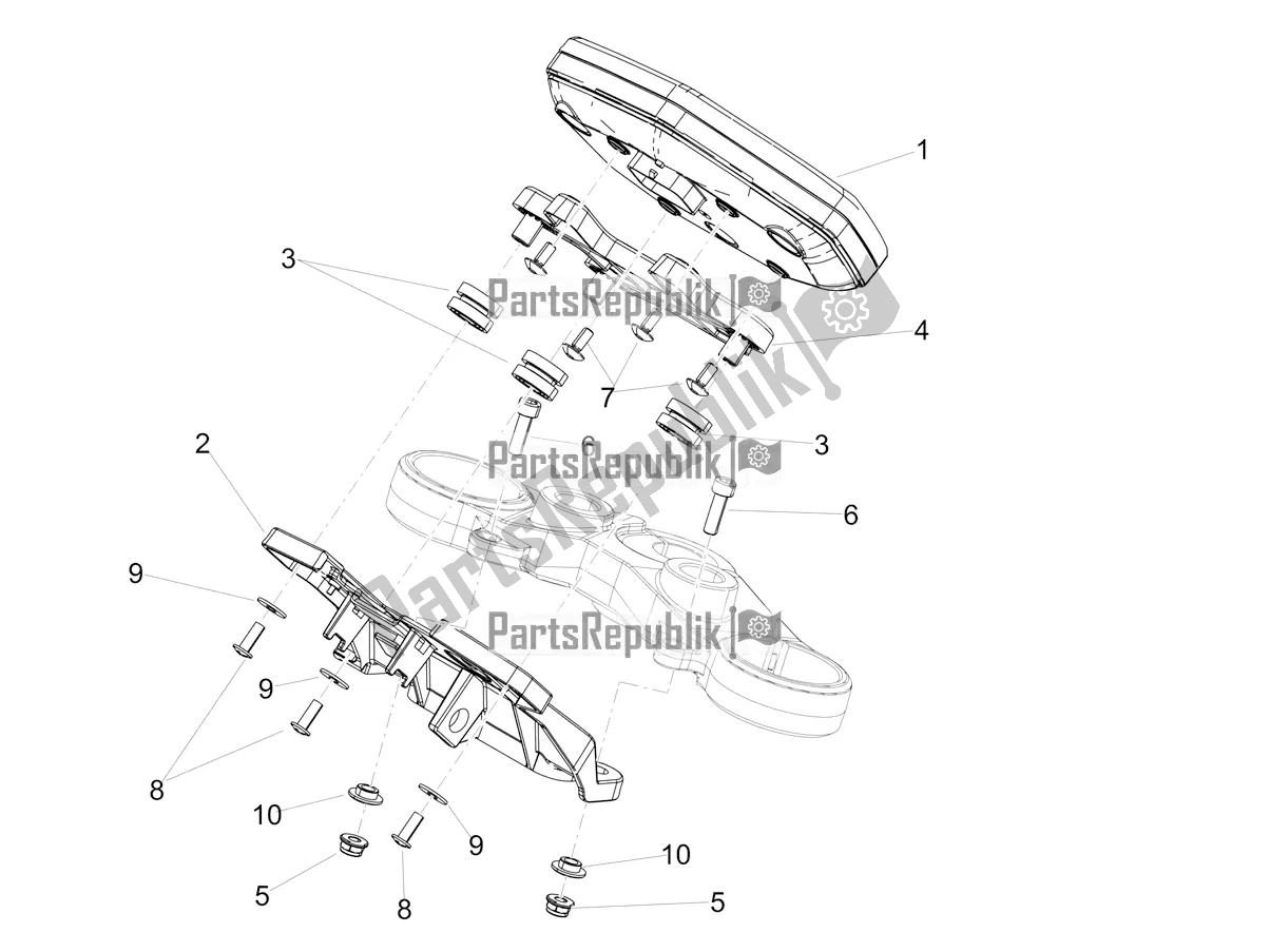 Todas las partes para Instrumentos de Aprilia Dorsoduro 900 ABS Apac 2018