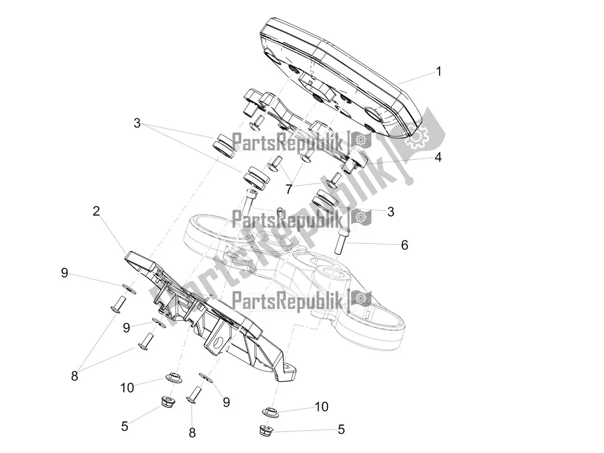 Alle Teile für das Instrumente des Aprilia Dorsoduro 900 ABS USA 2019