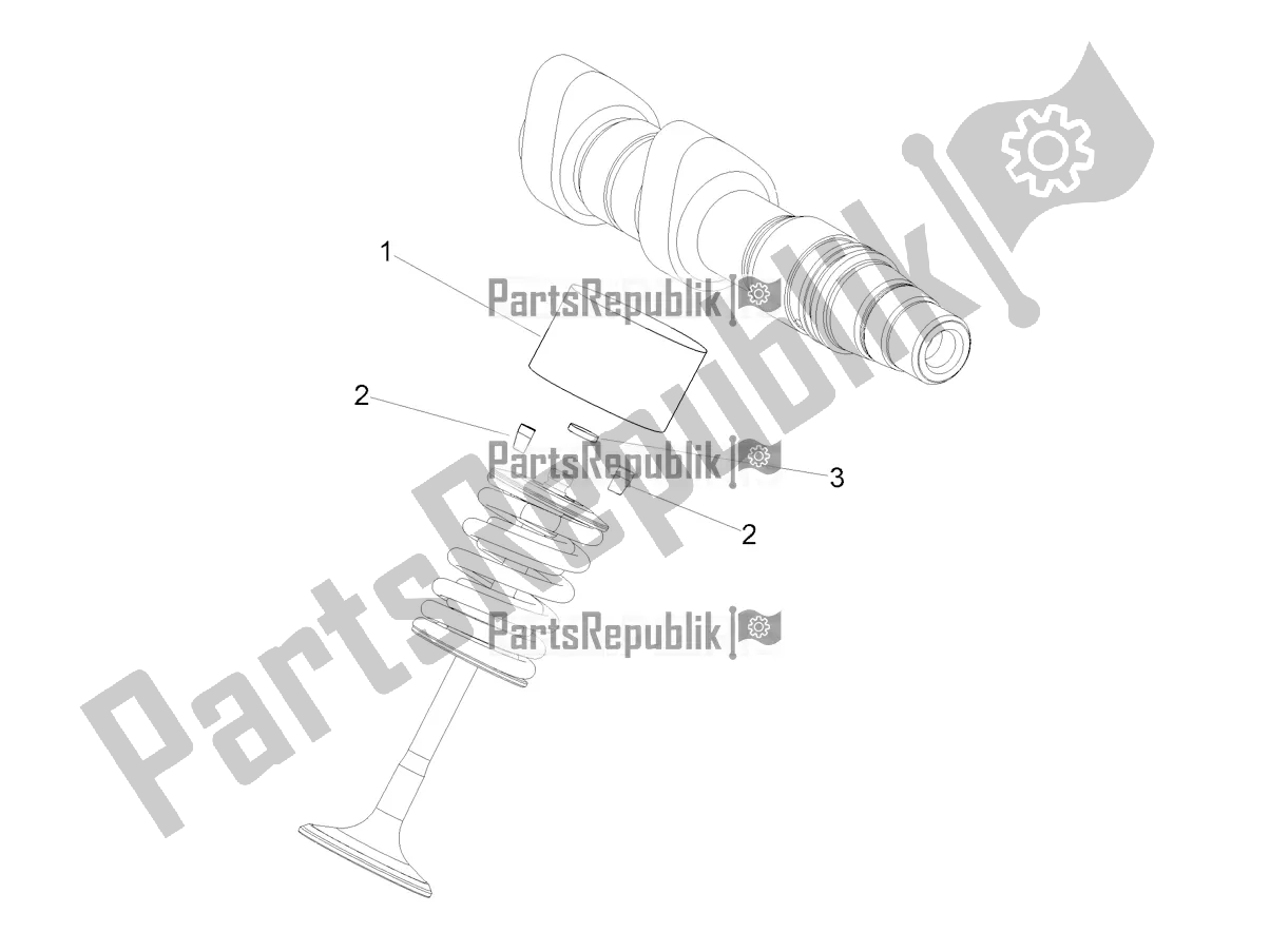 All parts for the Pad of the Aprilia Dorsoduro 900 ABS USA 2021
