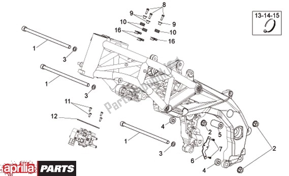 Todas las partes para Frame Ii de Aprilia Dorsoduro Factory 60 750 2010