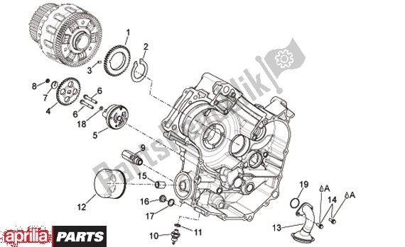 Wszystkie części do Pompa Olejowa Aprilia Dorsoduro Factory 60 750 2010