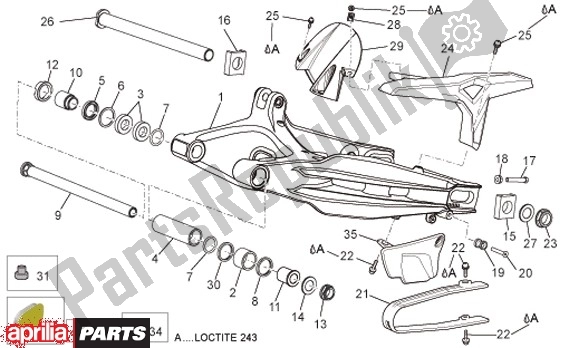 Alle Teile für das Swing des Aprilia Dorsoduro Factory 60 750 2010