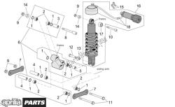 connecting rod and shock absorber