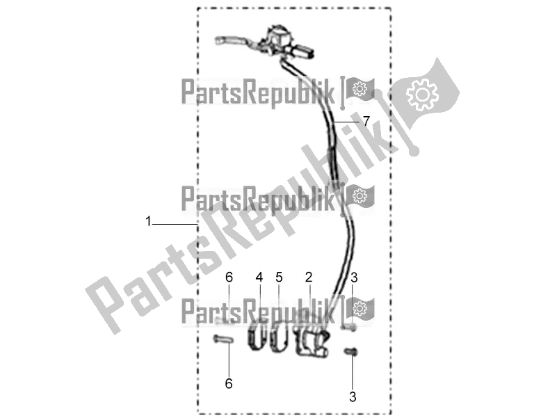 Todas las partes para Conjunto De Freno Delantero de Aprilia ETX 150 2017