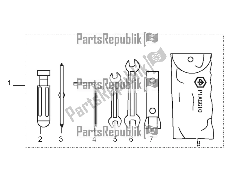 All parts for the Tools of the Aprilia ETX 150 2018