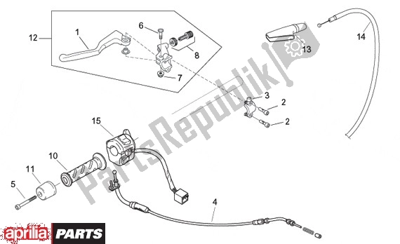 All parts for the Schakelingen Links of the Aprilia Europa 315 50 1990