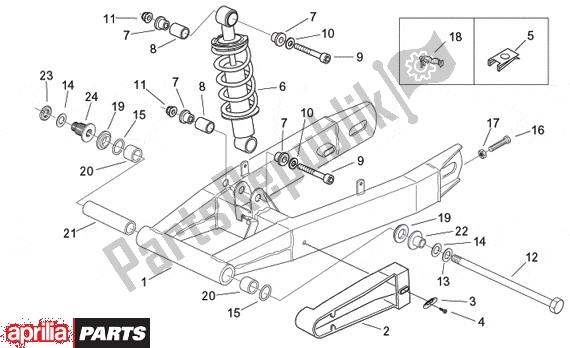 All parts for the Swing of the Aprilia Europa 315 50 1990