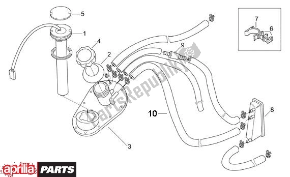 Toutes les pièces pour le Benzineniveaulampje du Aprilia Leonardo 125-150 650 1996 - 1998