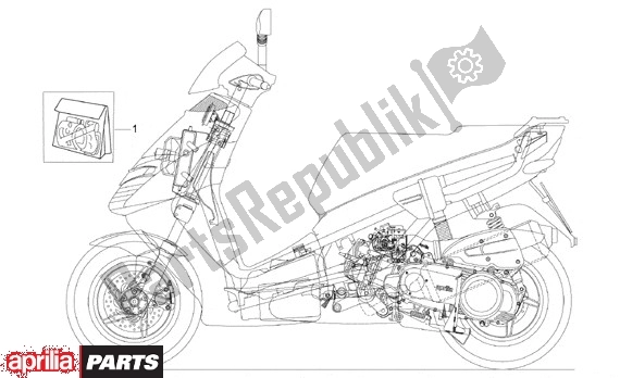 Alle onderdelen voor de Decors van de Aprilia Leonardo 125-150 651 1999 - 2001