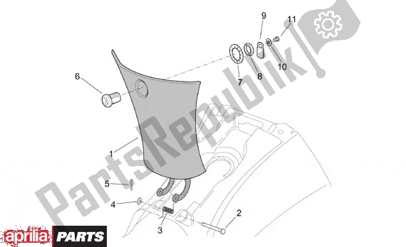 Alle onderdelen voor de Tankklep van de Aprilia Leonardo 125-150 651 1999 - 2001