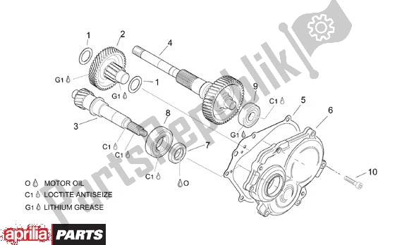 All parts for the Transmision of the Aprilia Leonardo 125-150 651 1999 - 2001