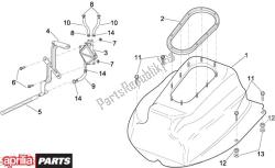 asiento del tanque de combustible