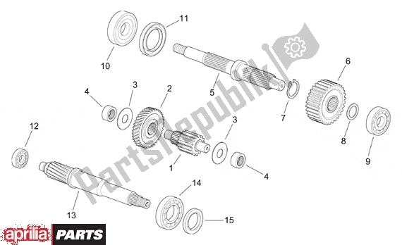 Toutes les pièces pour le Transmision du Aprilia Leonardo 655 250 1999 - 2001