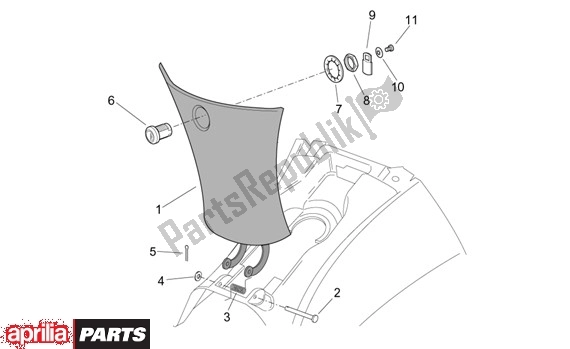 All parts for the Tankklep of the Aprilia Leonardo ST 125-150 652 2001 - 2004