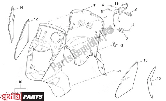 Toutes les pièces pour le Beenschild Binnenzijde du Aprilia Leonardo ST 656 250 2001