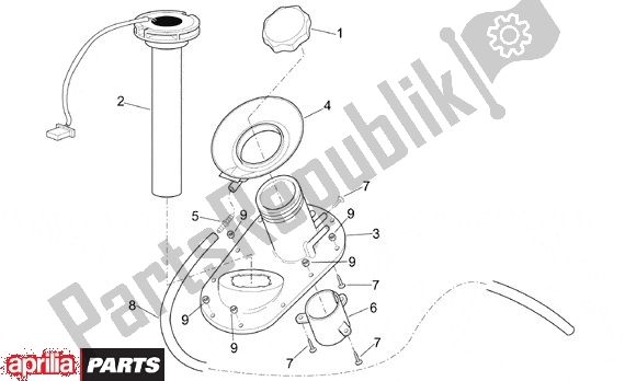 Alle Teile für das Benzineniveaulampje des Aprilia Leonardo ST 656 250 2001