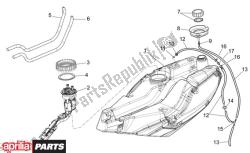 asiento del tanque de combustible