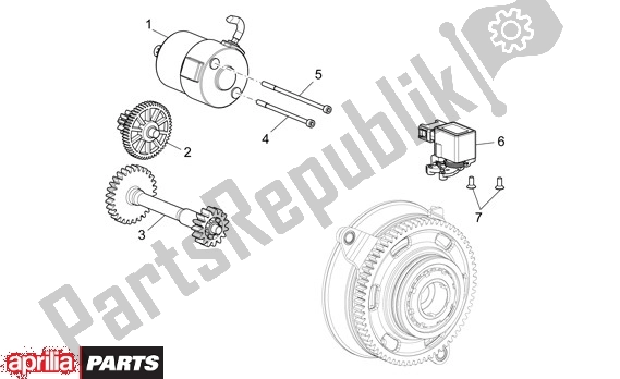All parts for the Gear Shift Fork of the Aprilia Mana 36 850 2007 - 2011