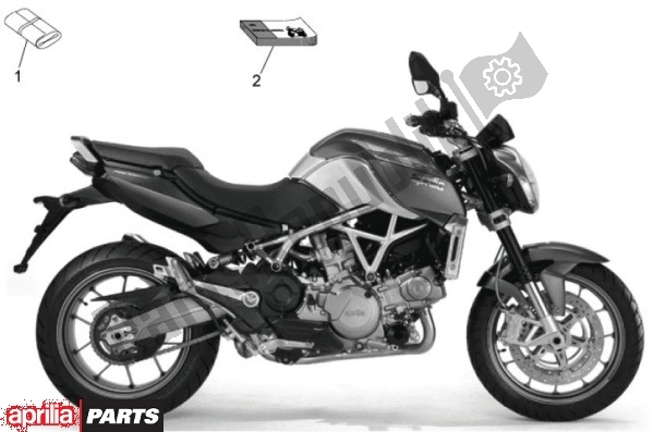 Alle Teile für das Gebruikershandboek des Aprilia Mana GT 55 850 2009 - 2011