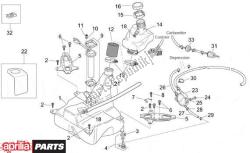 asiento del tanque de combustible