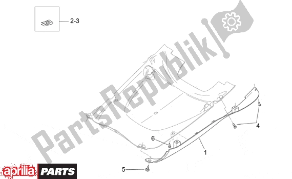 Todas las partes para Central Body Iv de Aprilia Mojito Retro 550 1999 - 2003