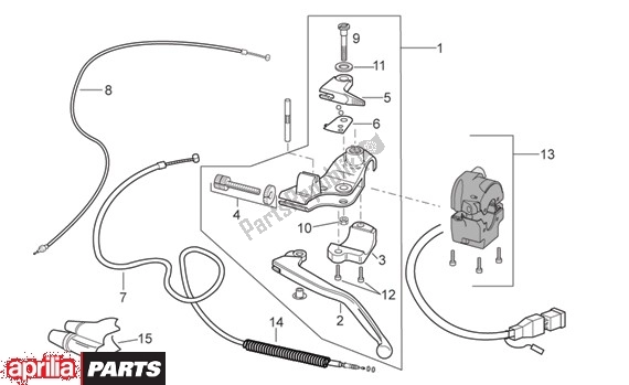 All parts for the Schakelingen Links of the Aprilia MX 109 125 2004 - 2006