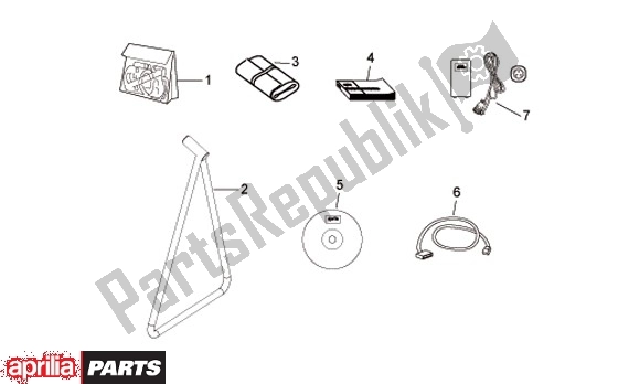 All parts for the Decors Werktuig of the Aprilia MXV 51 450 2008 - 2010