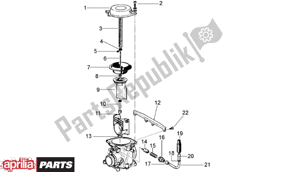 All parts for the Carburettor Ii of the Aprilia Pegaso 3 11 650 1997 - 2000